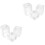 6Pcs Crystal Tealight Candle Holders Small Decorative Candle Stands 4
