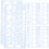 12Pcs Multi-Functional Blue Plastic Drawing Templates for Design 1