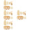 4Sets Assorted Color Body Scrubber Kit Bath Ball Gloves Foot File Tool 7