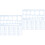 12Pcs Multi-Functional Blue Plastic Drawing Templates for Design 5