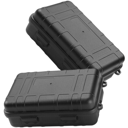 4Pcs Shockproof Black Survival Organizer Case Portable Outdoor Storage 1