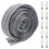 2Sets Silver Nylon Zippers for Sewing DIY with Smooth Slide Pull Tabs 3