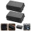 4Pcs Shockproof Black Survival Organizer Case Portable Outdoor Storage 10