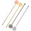 20Pcs Metal Coffee Stir Sticks Assorted Colors for Bar Use 1