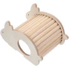 5Pcs Creative Wood Hamster Hiding House Multi-Use Small Pets Hideout