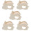 5Pcs Creative Wood Hamster Hiding House Multi-Use Small Pets Hideout 9