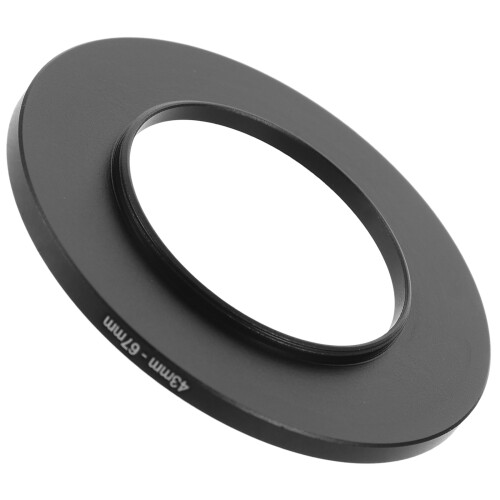 4Pcs Compact Metal Camera Lens Ring Adapter Stepping Ring Black 2
