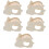 5Pcs Creative Wood Hamster Hiding House Multi-Use Small Pets Hideout 8