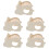 5Pcs Creative Wood Hamster Hiding House Multi-Use Small Pets Hideout 7