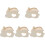 5Pcs Creative Wood Hamster Hiding House Multi-Use Small Pets Hideout 3
