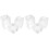 6Pcs Crystal Tealight Candle Holders Small Decorative Candle Stands 3