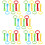 30Pcs Toddler Walking Assist Pull Rings Safe Fabric Plastic 9