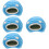 4Pcs Blue Household Hamster Nest Practical Pet Hideout 6