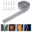 2Sets Silver Nylon Zippers for Sewing DIY with Smooth Slide Pull Tabs 10