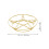 4Pcs Multi-Function Steamer Rack Golden Stainless Steel Pot Holder 11