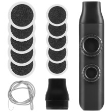5Pcs Double Hole Kazoo for Education with Lanyard and Spare Membranes