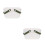 2Pcs White Bathroom Storage Basket Portable Shower Toiletry Organizer 7