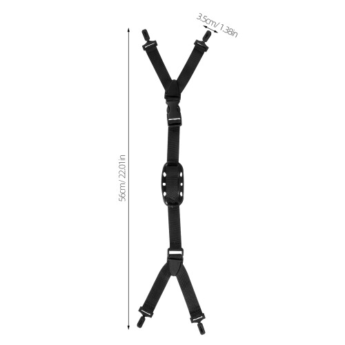 30Pcs Hard Hat Chin Straps Adjustable Black Polyester Accessory 1