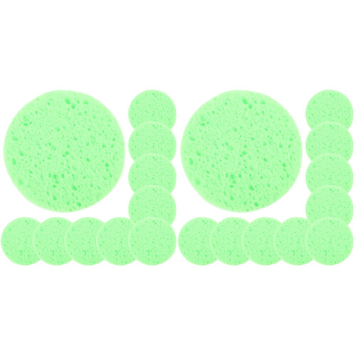 20Pcs Light Green Hermit Crab Sponges Multi-Purpose Cleaning Sponge 2