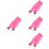4Pcs Pink Shower Back Scrubber Towels with Rough Texture for Bathing 8