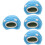 4Pcs Blue Household Hamster Nest Practical Pet Hideout 5