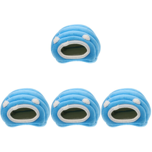 4Pcs Blue Household Hamster Nest Practical Pet Hideout 1