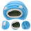4Pcs Blue Household Hamster Nest Practical Pet Hideout 8