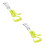 4Pcs Green Plastic Handle Hand Crank Manual Egg Beater Kitchen Mixer 5