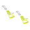 4Pcs Green Plastic Handle Hand Crank Manual Egg Beater Kitchen Mixer 2