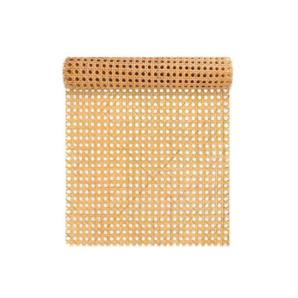 16-Inch Wide Natural Rattan Webbing 40-Inch Long (3.3 Ft.) Rattan Webbing Rolls For Furniture,Chairs, Cabinets,Ceilings 6031923052863