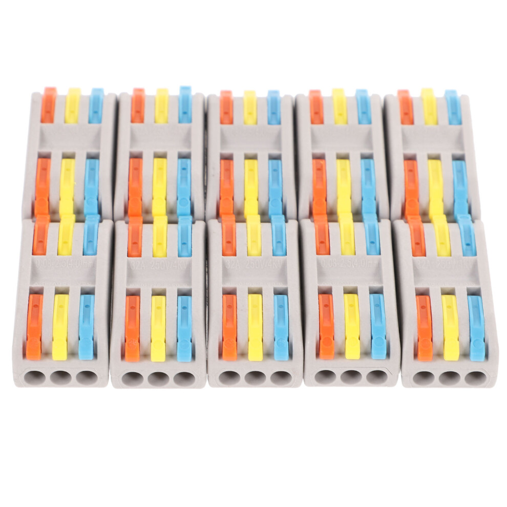 40Pcs Quick Connect Wire Terminal Connectors For Wiring 3032998160937