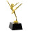 2Pcs Decorative Trophy Cup with Smooth Surface for Awards 1