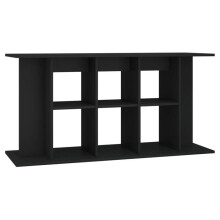 Supporto per acquario - HELLOSHOP26 - 120x40x60 cm - Legno ingegnerizzato - Nero - Design elegante