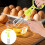 4Pcs Green Plastic Handle Hand Crank Manual Egg Beater Kitchen Mixer 9