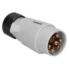 Universal7Pin Trailer Plug Waterproof Heavy Duty Corrosion Resistant Durable Connector Easy Installation Secure Connection For Trailer Side Use