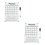 2Sets Acrylic Clear Dry Erase Boards for Student Notes and Display 7