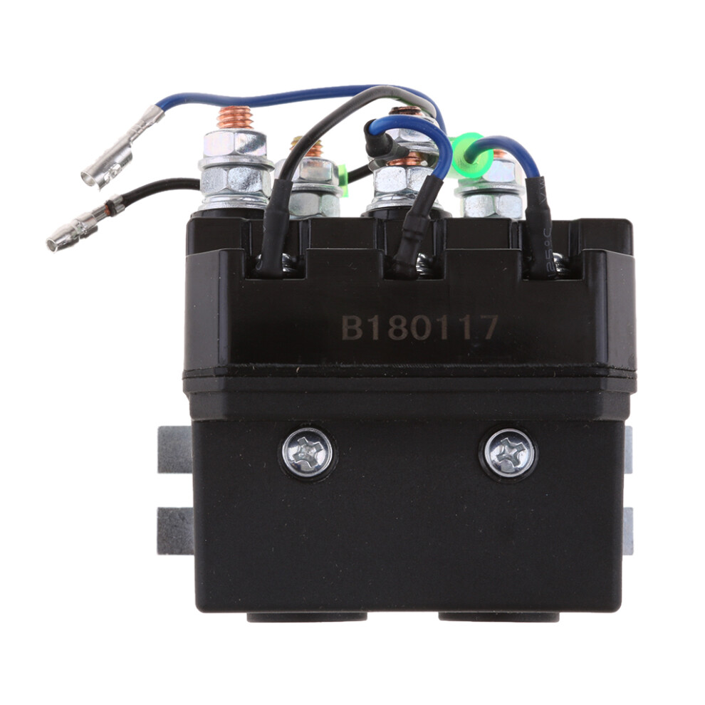 200 Amps Dc Winch Motor Reversing Solenoid Relay Switch 12 Volt Contac Black 6901423147584