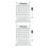 2Sets Acrylic Clear Dry Erase Boards for Student Notes and Display 6