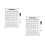 2Sets Acrylic Clear Dry Erase Boards for Student Notes and Display 8