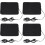 4Pcs Durable USB Heating Pad Black PU Epoxy Curing Accessory 6