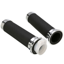 Motorfiets handgreep gashendelbuis van zacht TPR-rubber, zweetbestendig, antislip, universele pasvorm voor standaard holle sturen, eenvoudig te