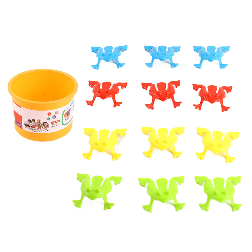 12Pcs Colorful Jumping Frogs Game - Fun Party Favor For Kids 4941373930173