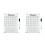 2Sets Acrylic Clear Dry Erase Boards for Student Notes and Display 3