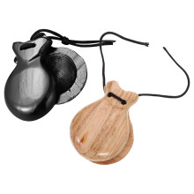 4Pcs Spanish Castanet Wood Clappers Assorted Color Party Favors