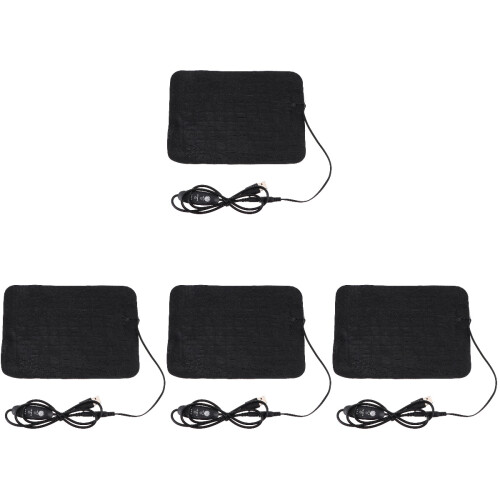 4Pcs Durable USB Heating Pad Black PU Epoxy Curing Accessory 2