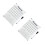 2Sets Acrylic Clear Dry Erase Boards for Student Notes and Display 5