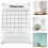 2Sets Acrylic Clear Dry Erase Boards for Student Notes and Display 9