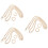3Pcs Polished Golden Handbag Chain Strap Replacement for Shoulder Bags 6