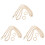 3Pcs Polished Golden Handbag Chain Strap Replacement for Shoulder Bags 2