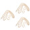 3Pcs Polished Golden Handbag Chain Strap Replacement for Shoulder Bags 5